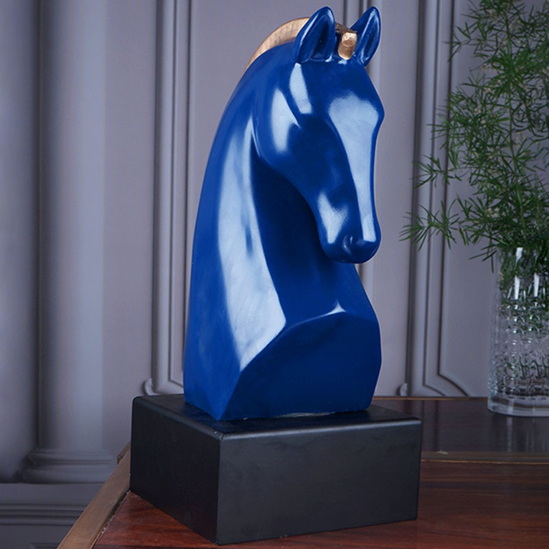 Estela Premium Knight Horse Figurine | Multiple Colors Blue