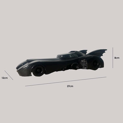 Classic Batman Black Bat Mobile Decorative Object | 11 x 5 x 3 inches