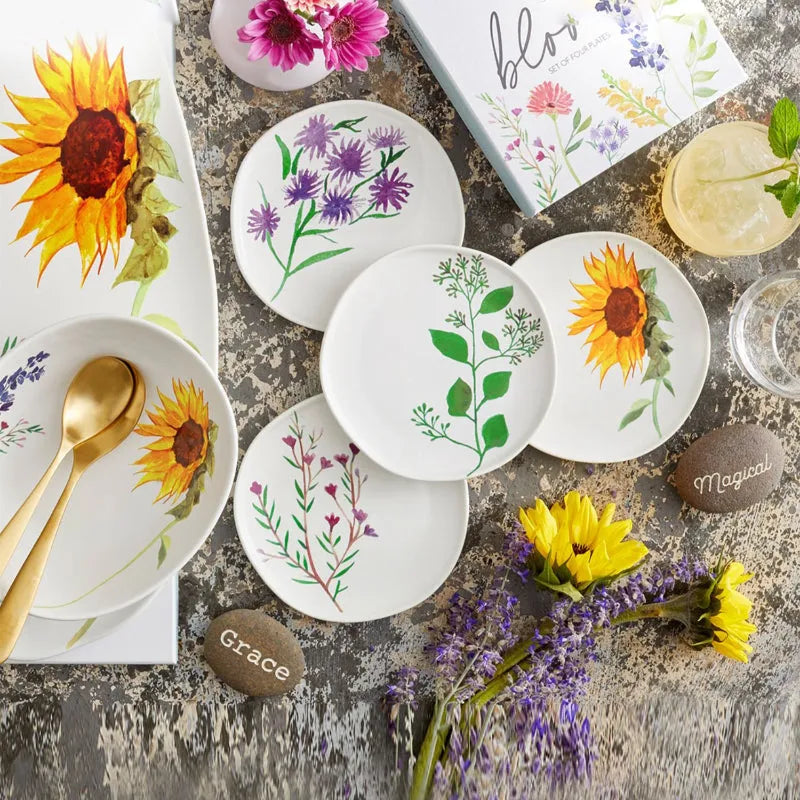 Bloom Appetizer Plates | Set of 4 Default Title