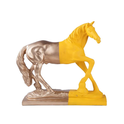 Isaure Premium Horse Figurine | Multiple Colors Yellow