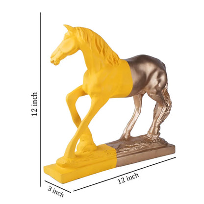 Isaure Premium Horse Figurine | Multiple Colors Yellow