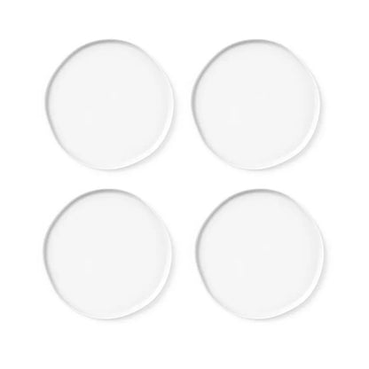 Nature'S Table White Appetizer Plates | Set of 4 Default Title