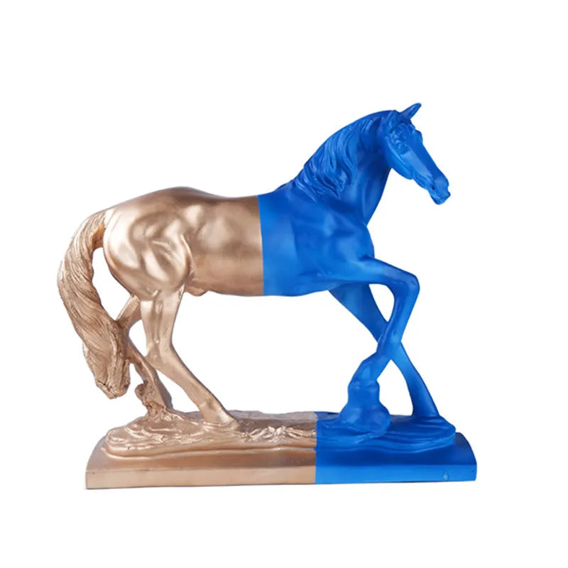 Isaure Premium Horse Figurine | Multiple Colors Blue