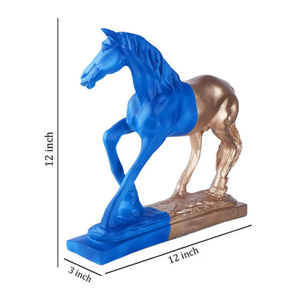 Isaure Premium Horse Figurine | Multiple Colors Blue