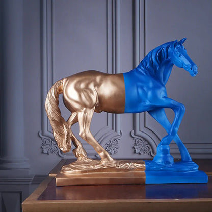 Isaure Premium Horse Figurine | Multiple Colors Blue