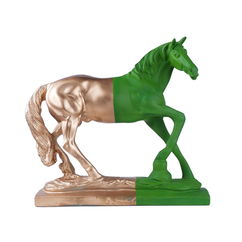 Isaure Premium Horse Figurine | Multiple Colors Green