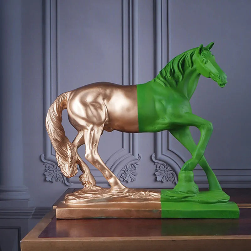 Isaure Premium Horse Figurine | Multiple Colors Green