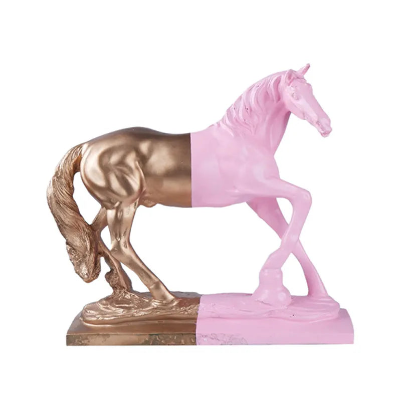 Isaure Premium Horse Figurine | Multiple Colors Pink