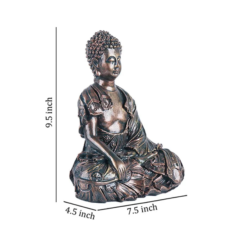 Lya Premium Meditating Buddha Figurine Default Title