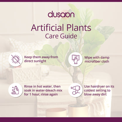 Artificial Succulents in Rectangular Tray