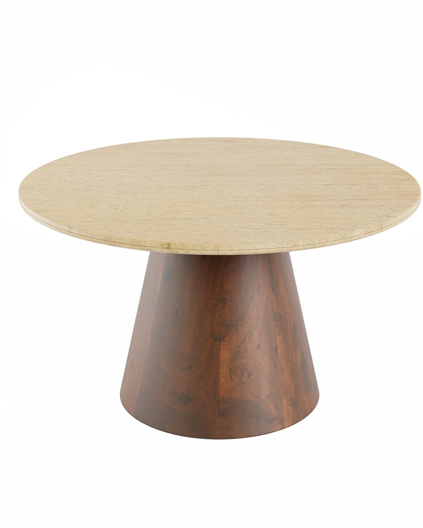 Ellipse Rome Round Coffee Table | 32 x 17 inches