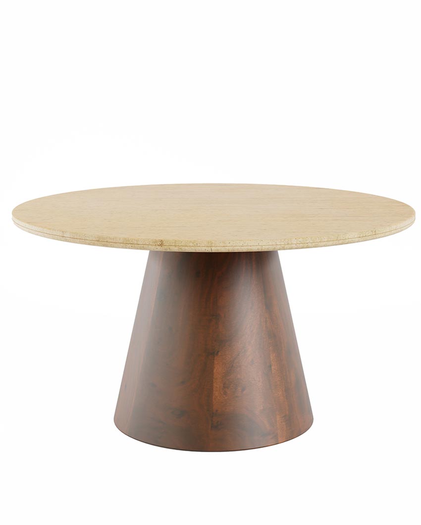 Ellipse Rome Round Coffee Table | 32 x 17 inches