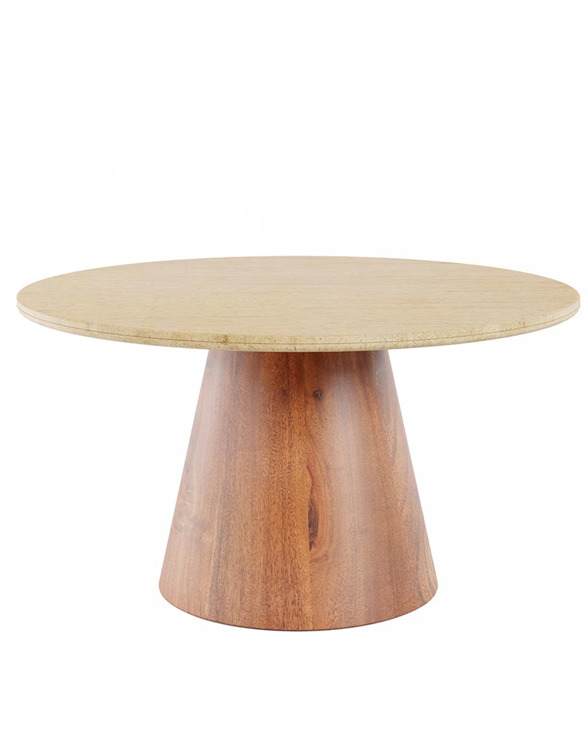 Ellipse Rome Round Coffee Table | 32 x 17 inches