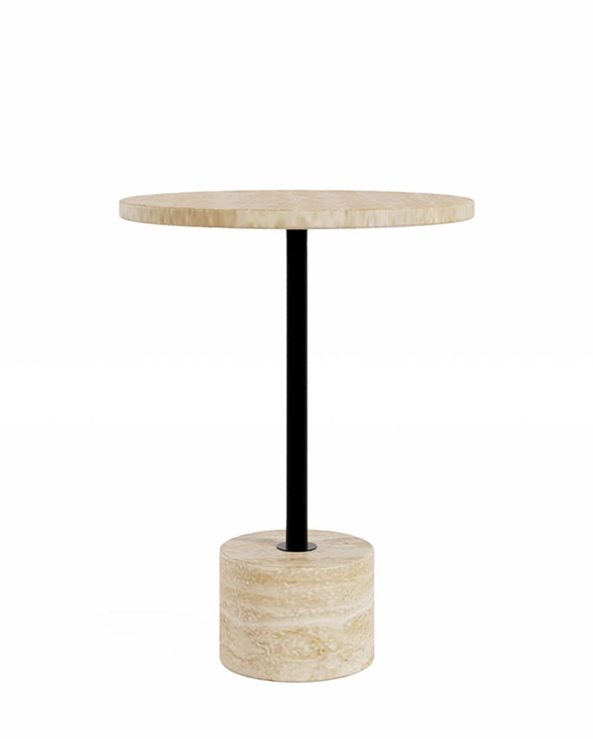 Elegant Anya Marble Side Table | 13 x 17 inches