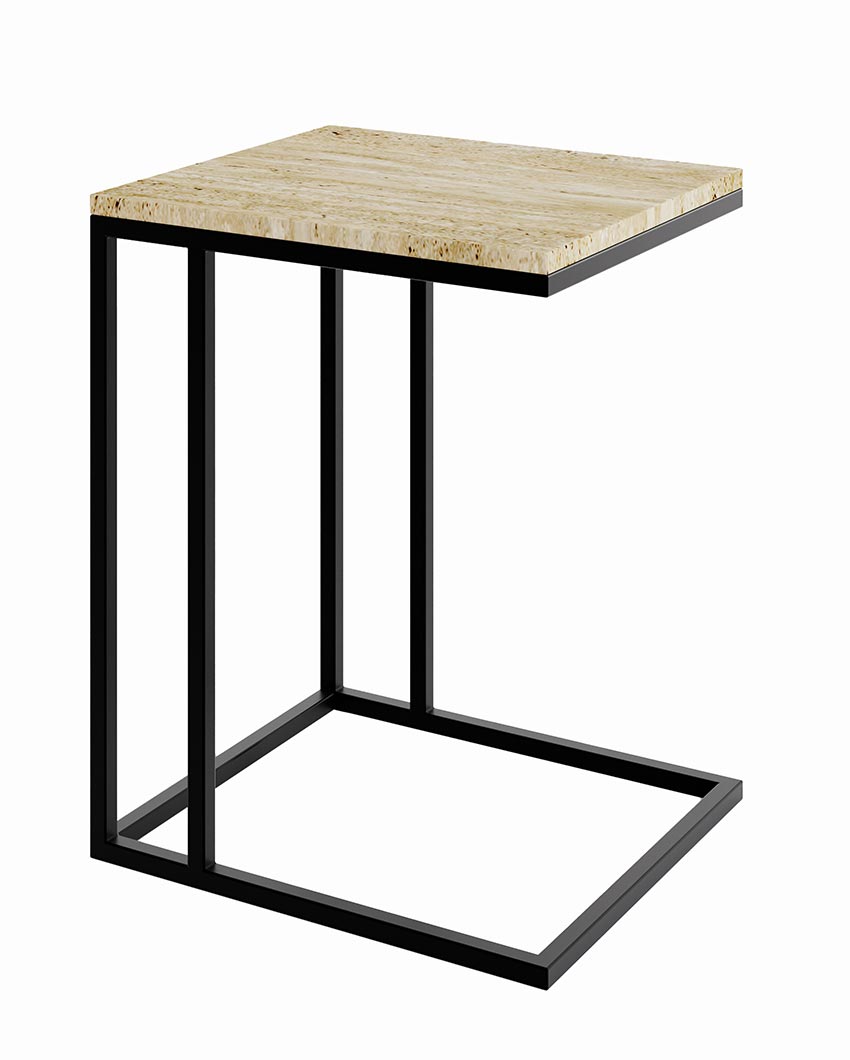 Sleek C Shape Side Table | 14 x 16 x 20 inches