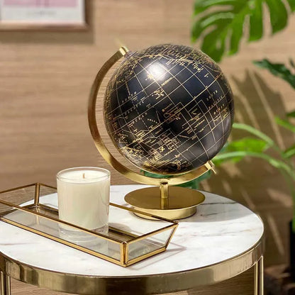 Finn Globe Showpiece Black & Gold