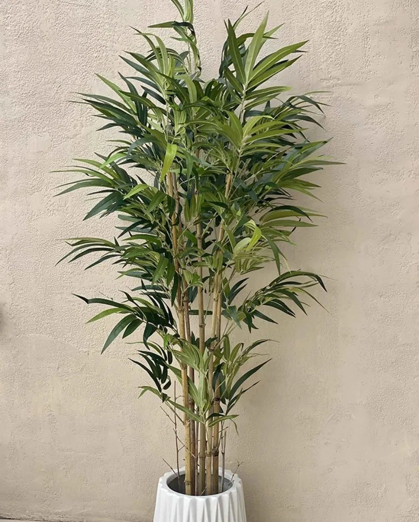 Artificial Bamboo Plant With Base Pot | 5.5 Feet