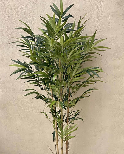 Artificial Bamboo Plant With Base Pot | 5.5 Feet