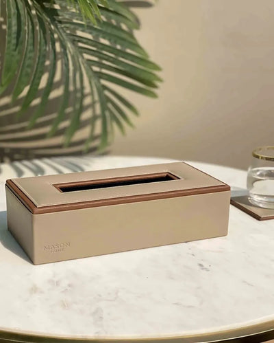 Naples Taupe Tissue Box