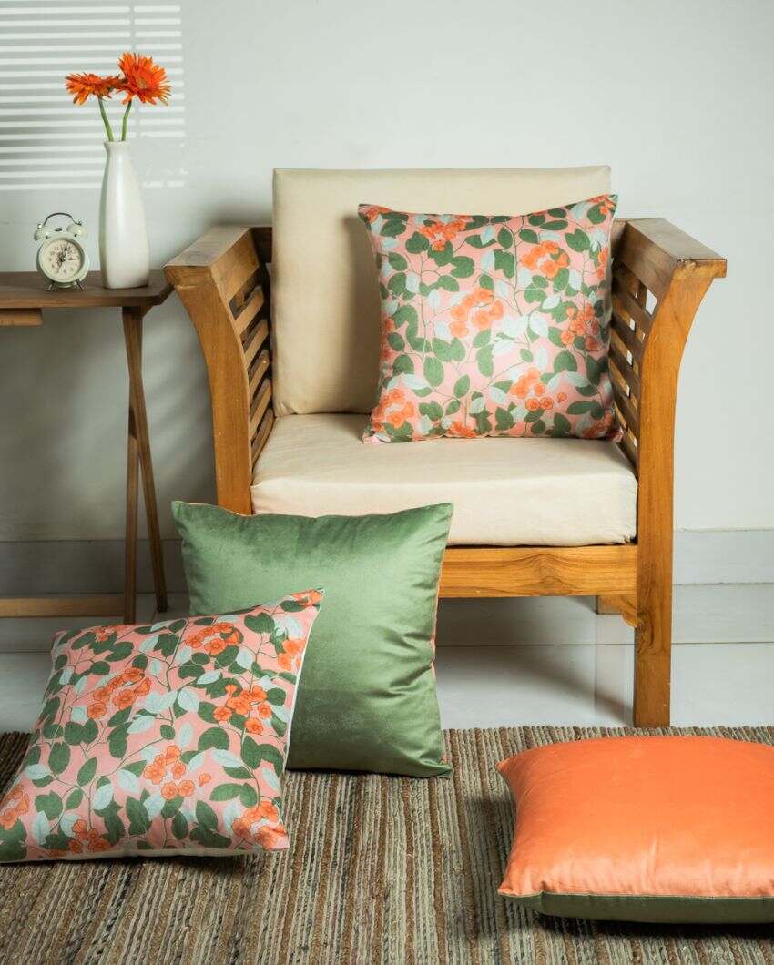 Abolee Design Velvet Cushion Covers | 16 x 16 inches