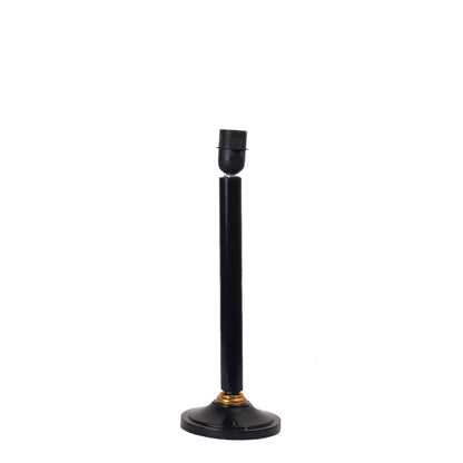 Refined Sophisticated Grey Wood Table Lamp with Shade Without Bulb | 10 x 20 inches