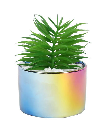 Serene Succulents Artificial Plant with Ceramic Pot | 5 inches