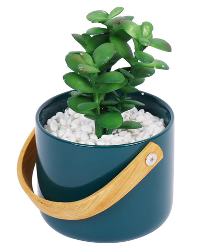 Soothing Serenity Succulents Artificial Plant with Ceramic Pot | 6 inches