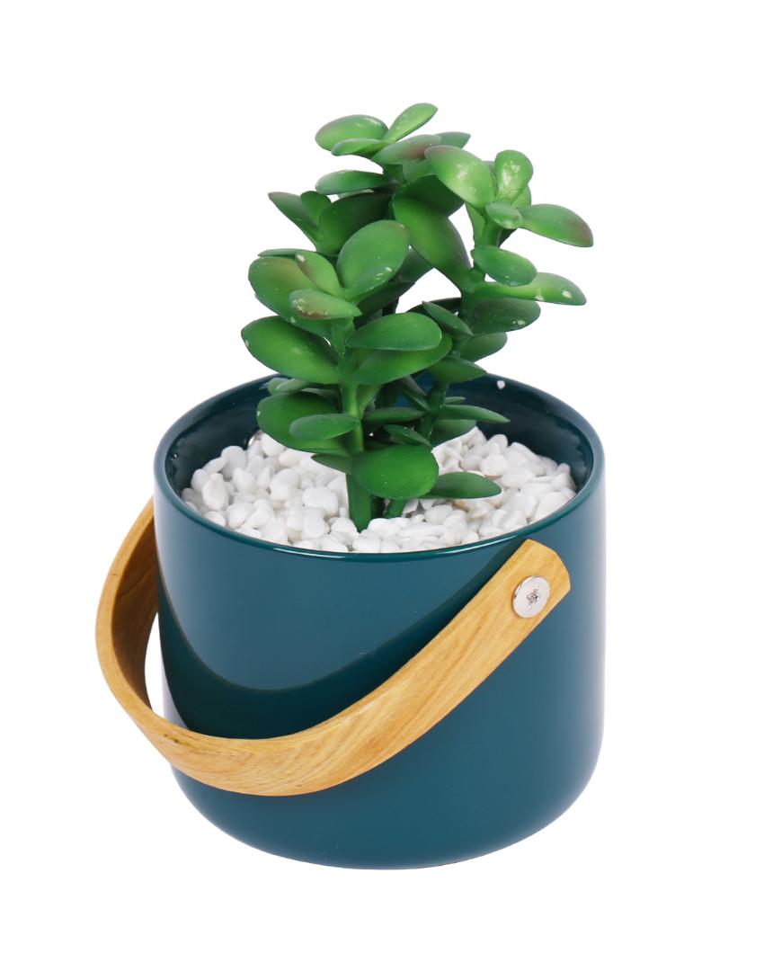 Soothing Serenity Succulents Artificial Plant with Ceramic Pot | 6 inches