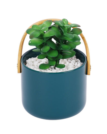 Soothing Serenity Succulents Artificial Plant with Ceramic Pot | 6 inches