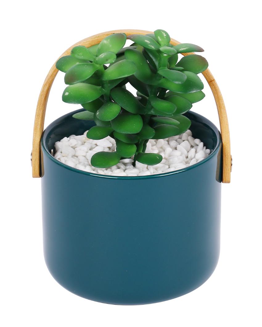 Soothing Serenity Succulents Artificial Plant with Ceramic Pot | 6 inches