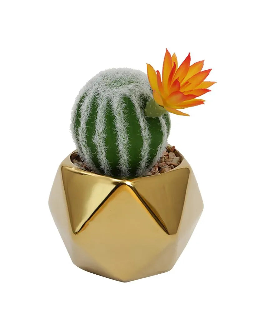 Heritage Succulents Artificial Plant with Ceramic Pot | 6 inches