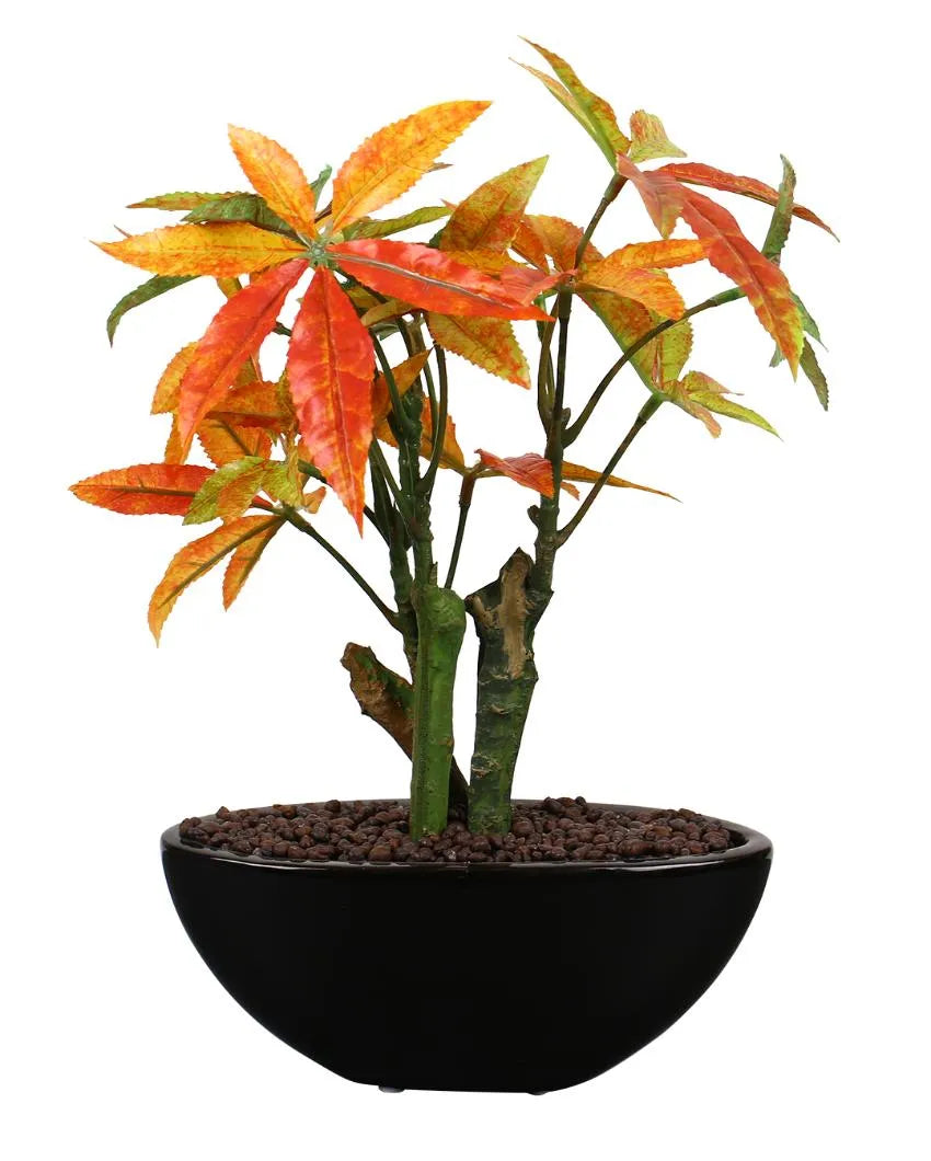 Japanese Artificial Bonsai Plant with Ceramic Pot | 13 inches