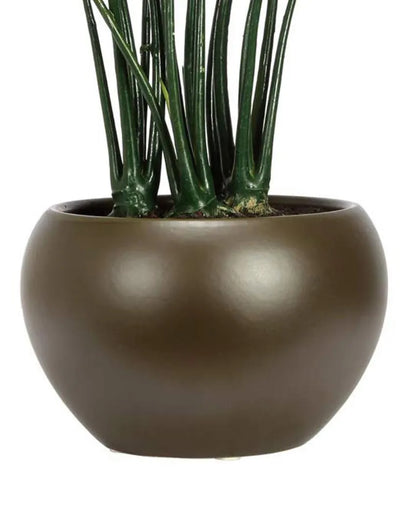 Philodendron Artificial Bonsai Plant with Ceramic Pot | 1.25 feet