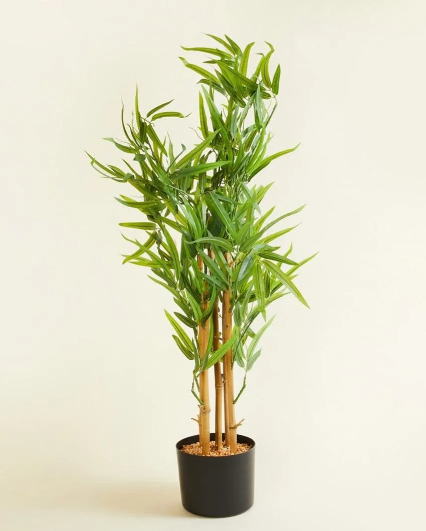 Bamboo Artificial Bonsai Plant with Ceramic Pot | 37 inches