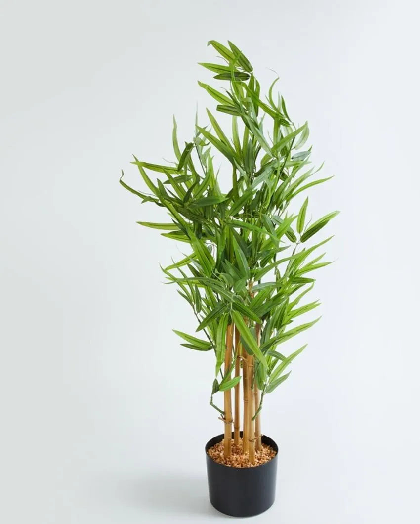 Bamboo Artificial Bonsai Plant with Ceramic Pot | 3 feet