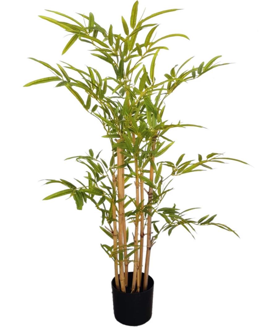 Bamboo Artificial Bonsai Plant with Ceramic Pot | 3 feet