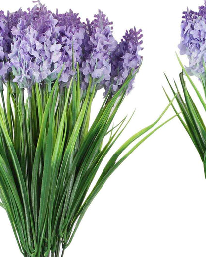 Lilac Artificial Flower Plastic Bunch ( Image not Given ) Blue