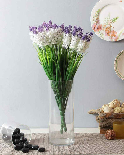 Beautiful Artificial Lilac Flowers Bunches | Set Of 2 ( Image not Given ) White