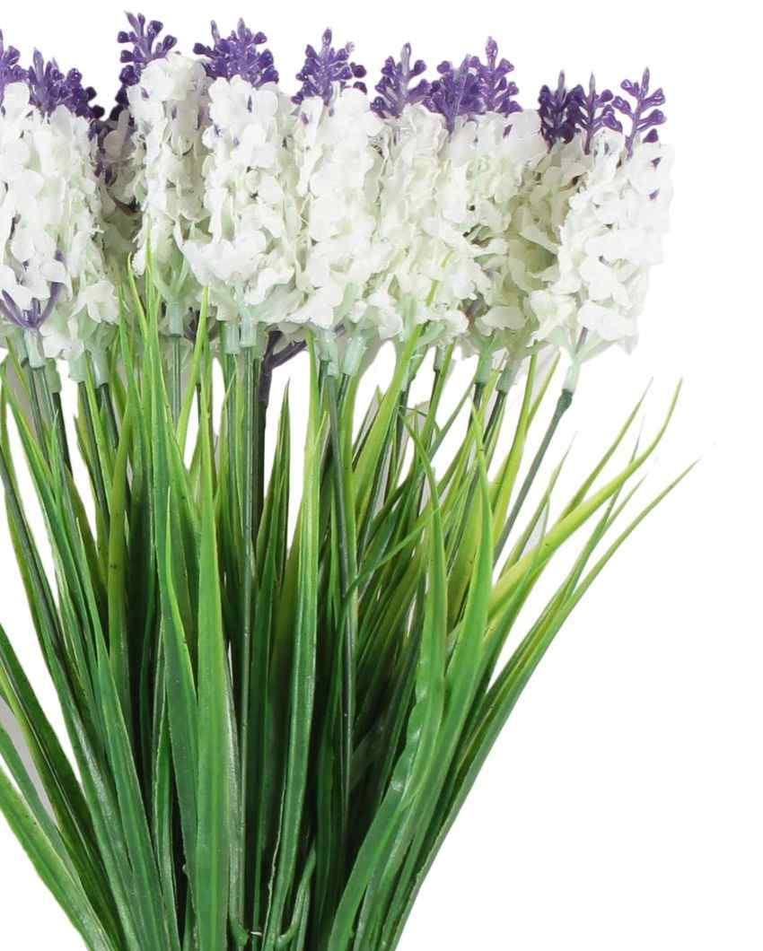 Beautiful Artificial Lilac Flowers Bunches | Set Of 2 ( Image not Given ) White