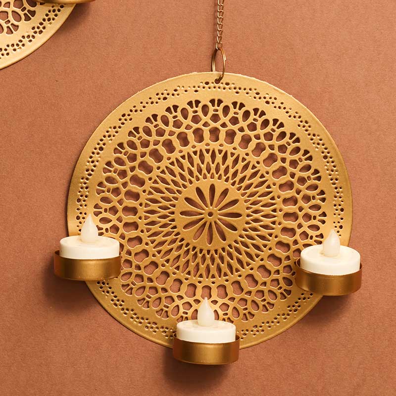 Wall Hanging T-Light Holder | Set of 2 Default Title