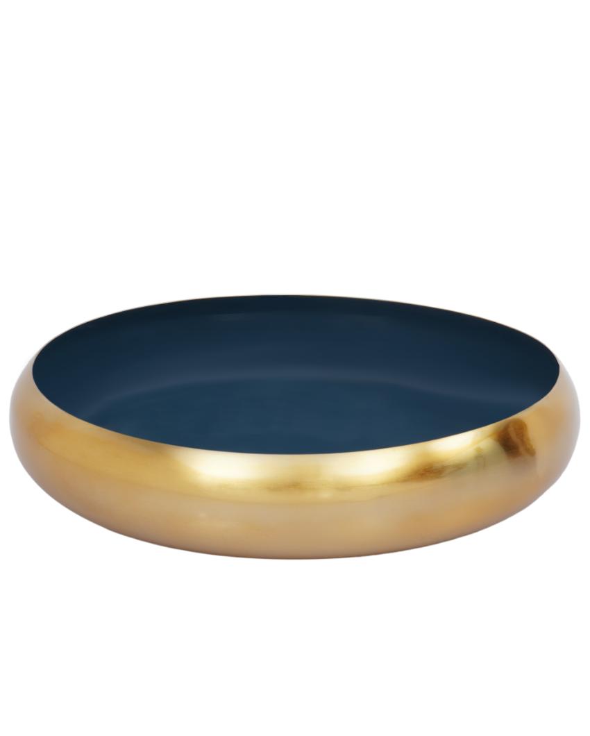 Enamel Brass Urli | 13 x 3 inches