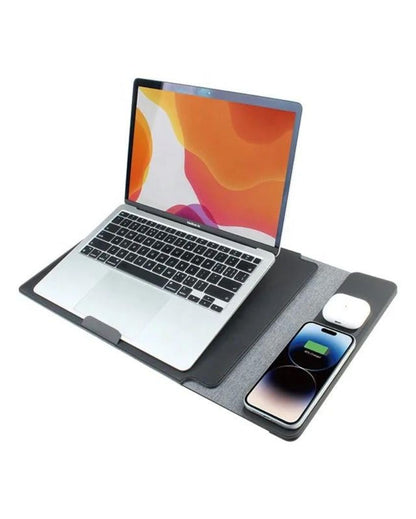 4-In-1 Wireless Charging Laptop Sleeve Travel Laptop Case With Magnetic | 10 x 19 inches