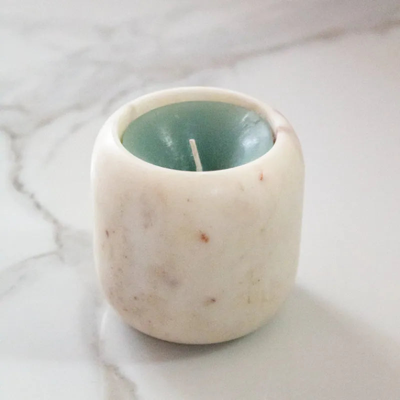 Trendy Aromatic Carrara Candle | 3 Inches Default Title