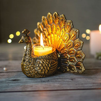 Elegant Golden Shade Peacock Gift Set | Pack of 3