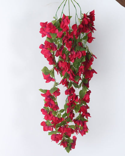 Artificial Hanging Plastic Bougainvillea Flowers | 2.9 feet