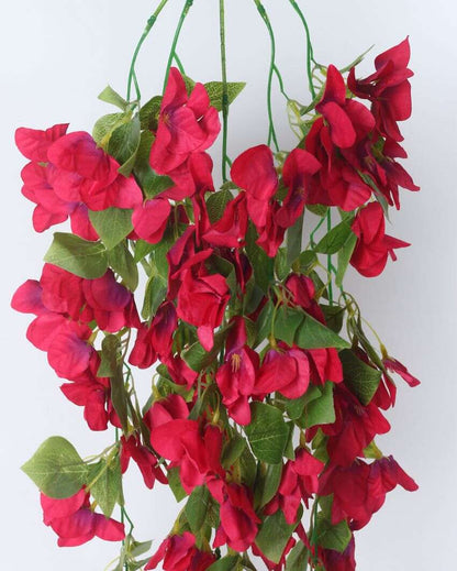 Artificial Hanging Plastic Bougainvillea Flowers | 2.9 feet