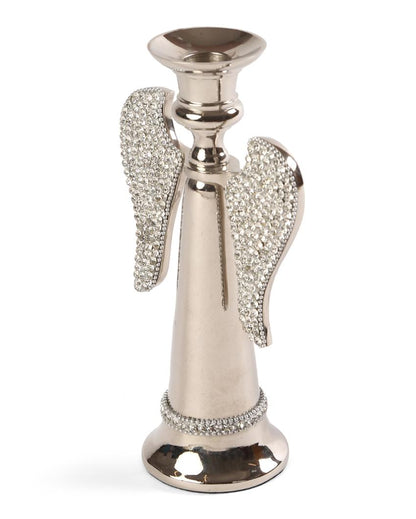 Rhine Stones Angel Candle Holder