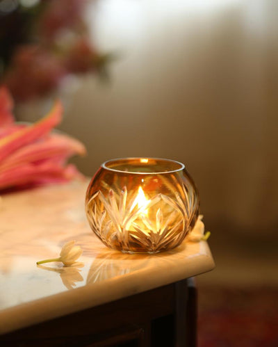 Glass Votive Jar Candle Holder