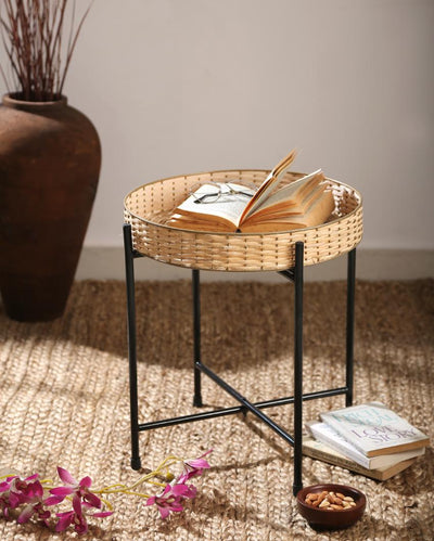 Hand Crafted Light Weight Rattan Tray Table