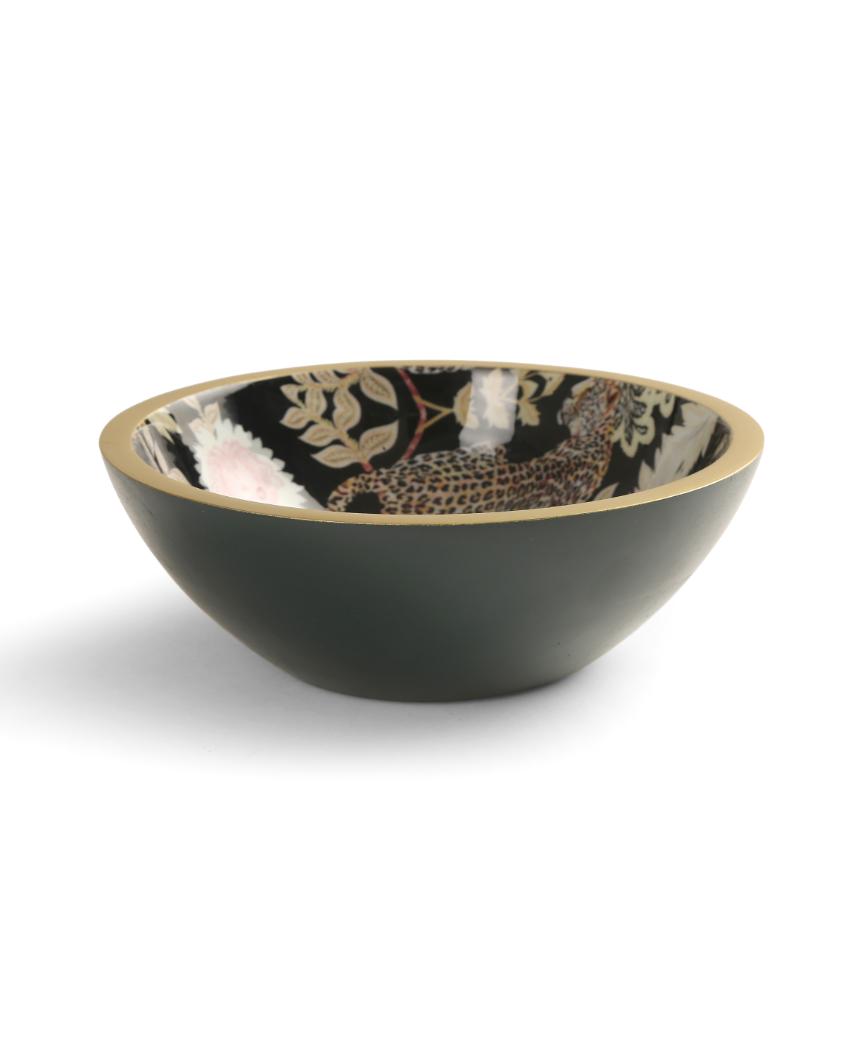 Forest Design Decal Bowl